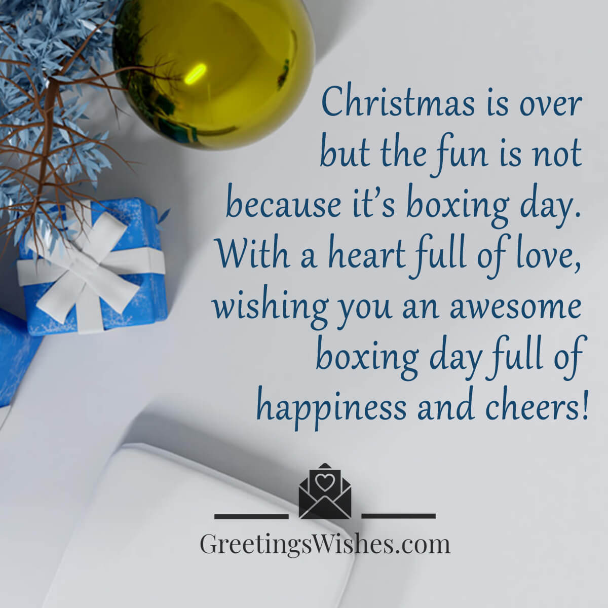 Boxing Day Greetings