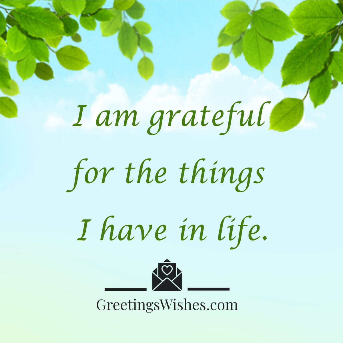 Daily Affirmation Grateful