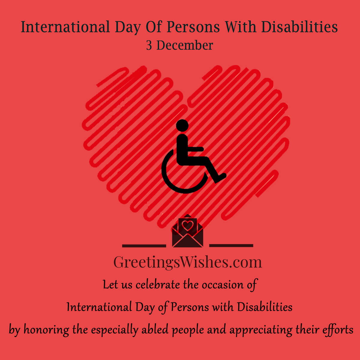 Disability Day Card