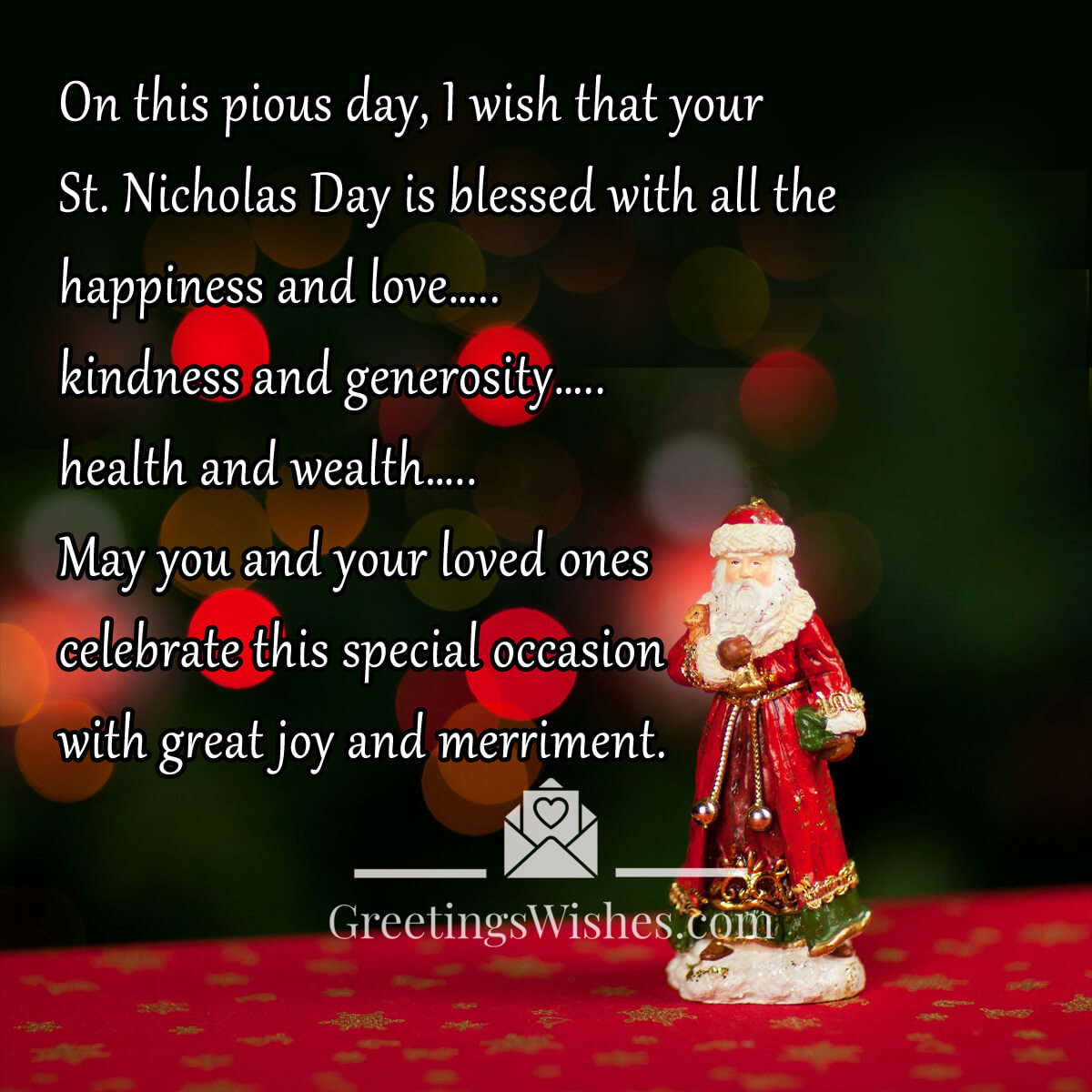 Saint Nicholas Pious Day