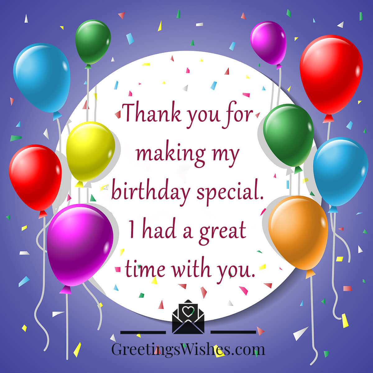 Thank You Birthday Messages - Greetings Wishes