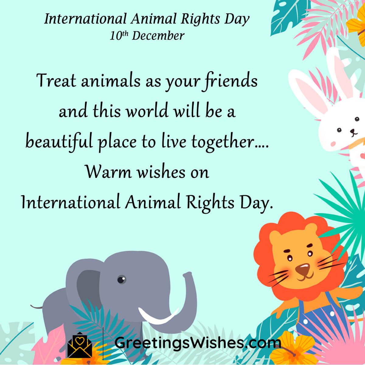 Animal Rights Day Wishes
