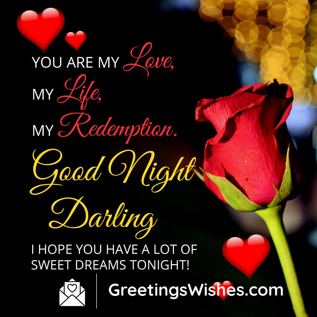 Romantic Good Night Wishes - Greetings Wishes