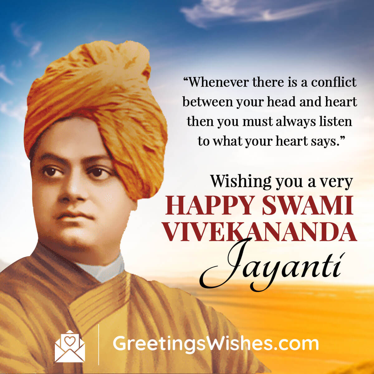 Swami Vivekananda Jayanti Greetings