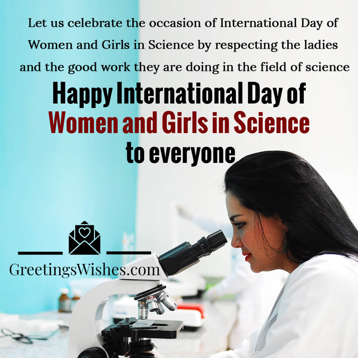 Women In Science Day Card