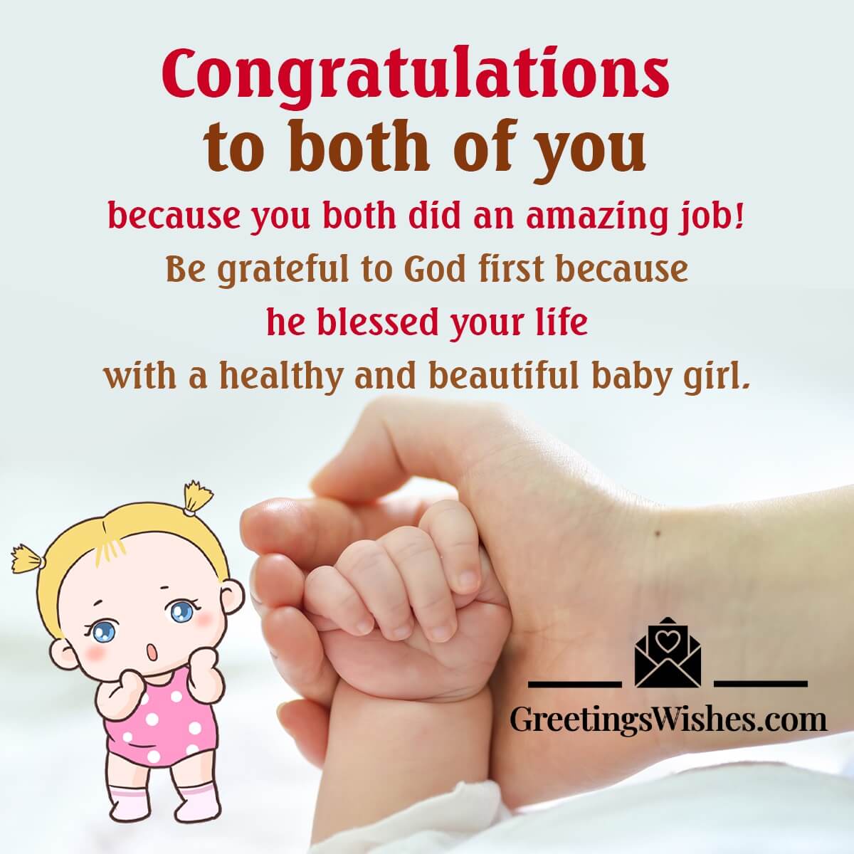 Congratulations Beautiful Baby Girl