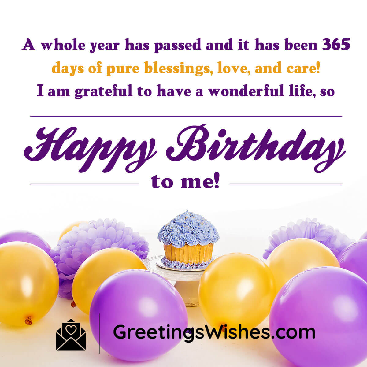 Birthday Wishes For Myself - Greetings Wishes
