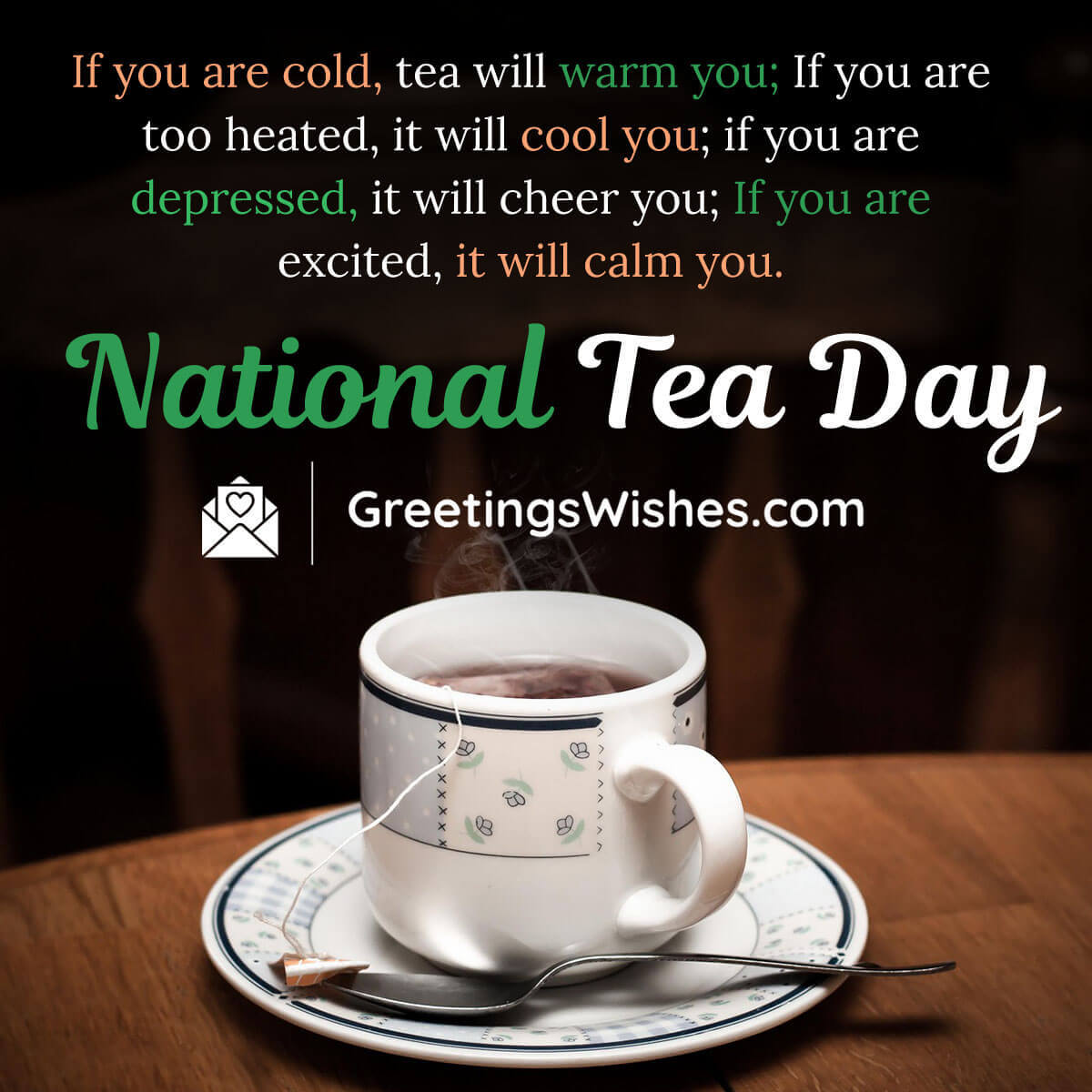 National Tea Day Wishes