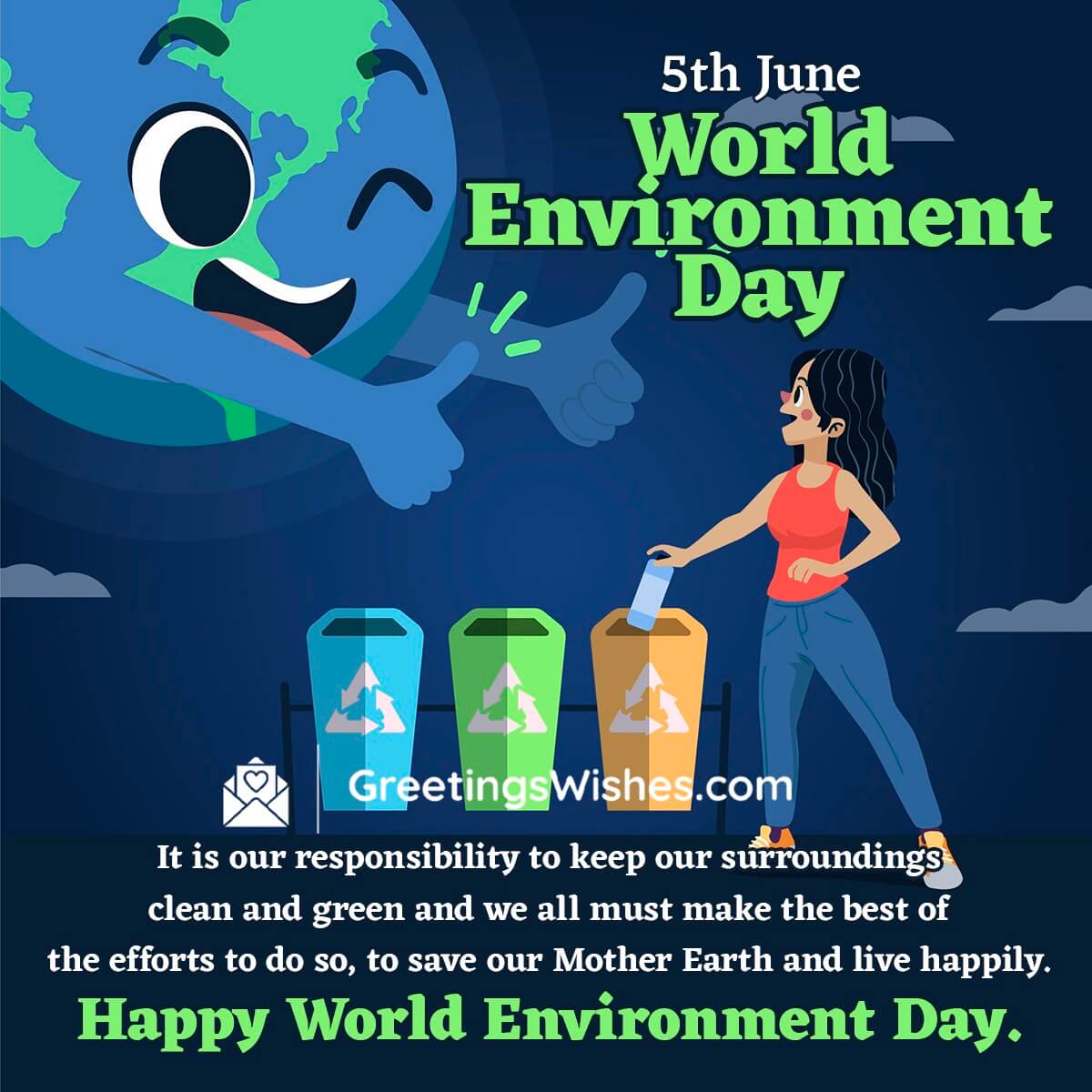 5th June Happy World Environment Day