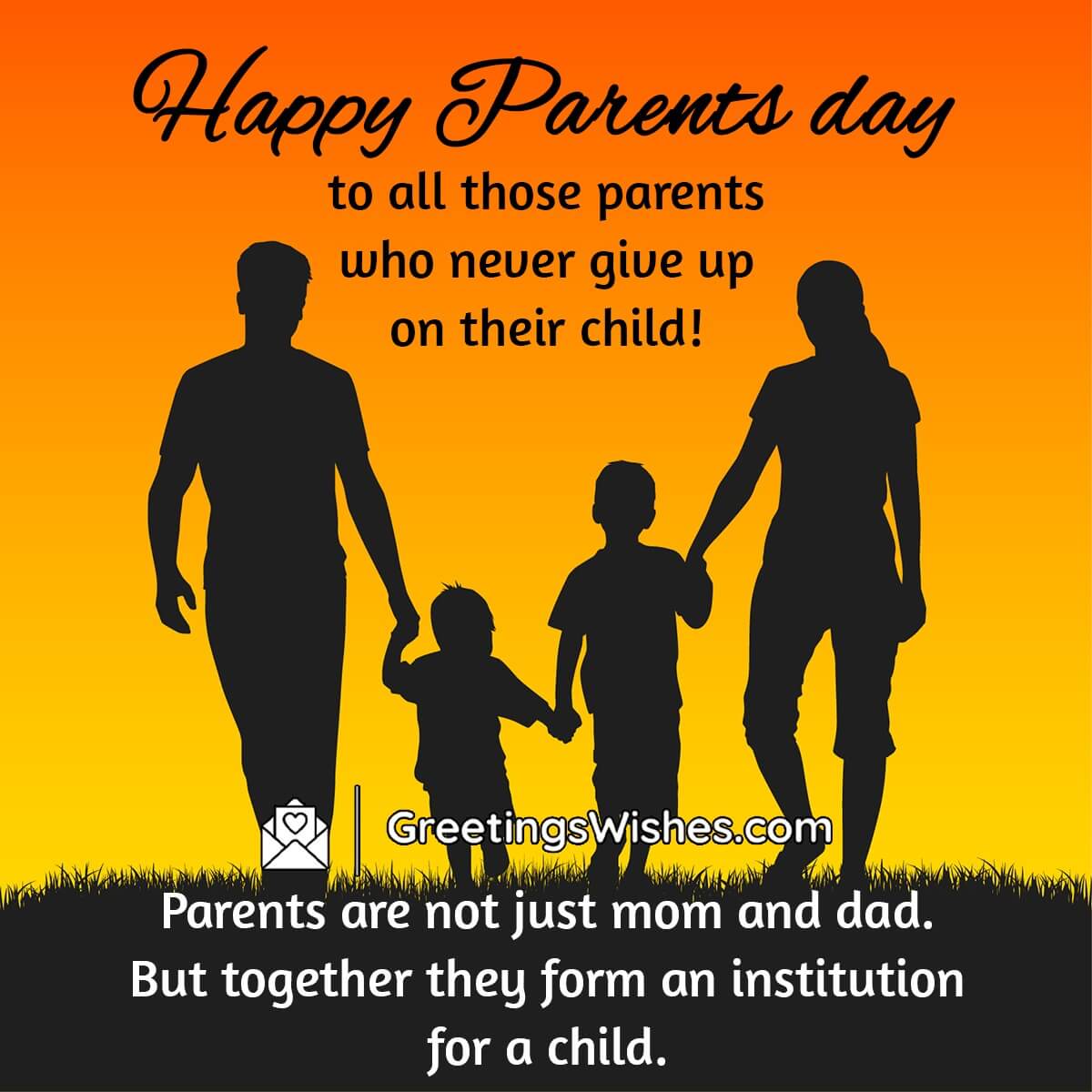Happy Parents Day Quote