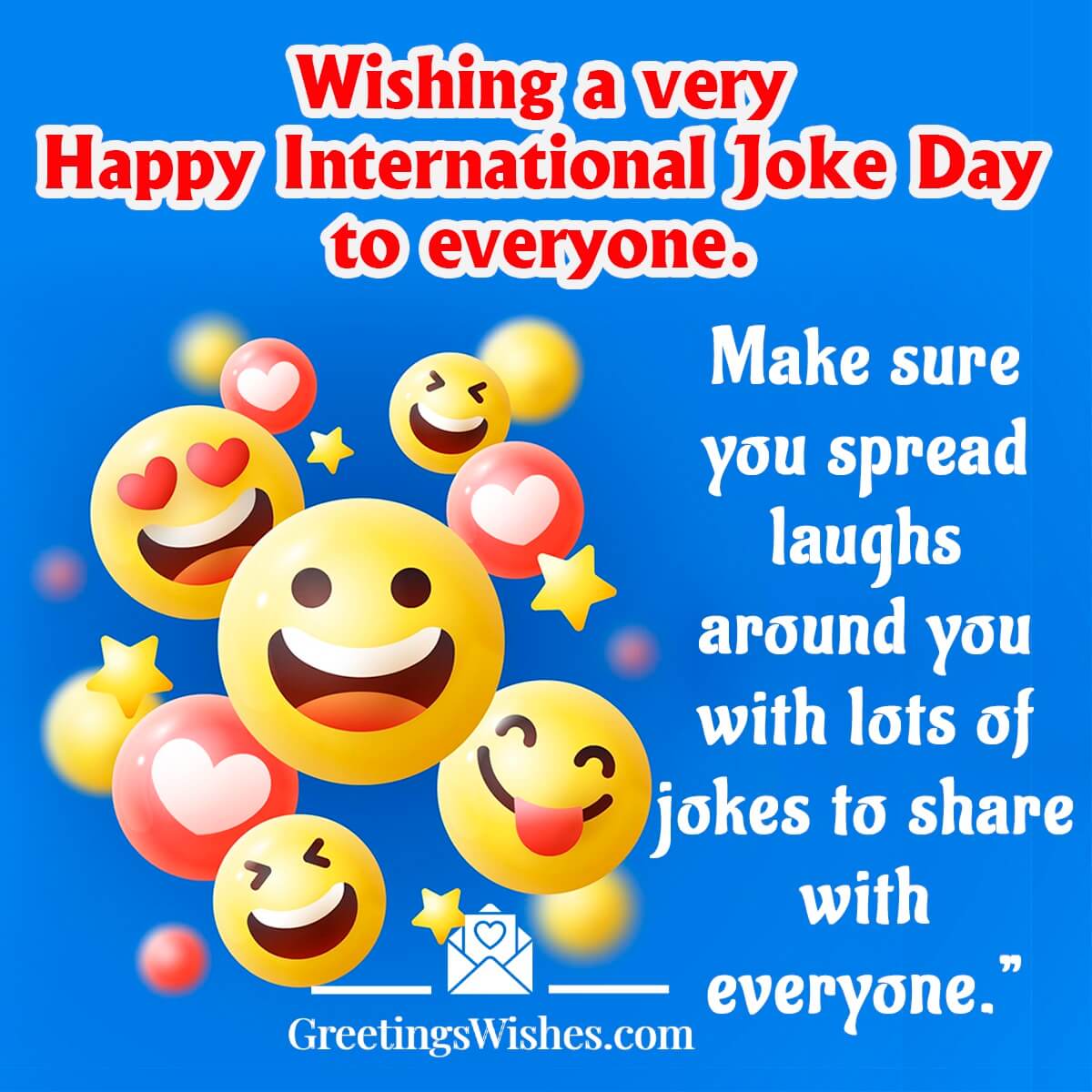 Happy International Joke Day Message