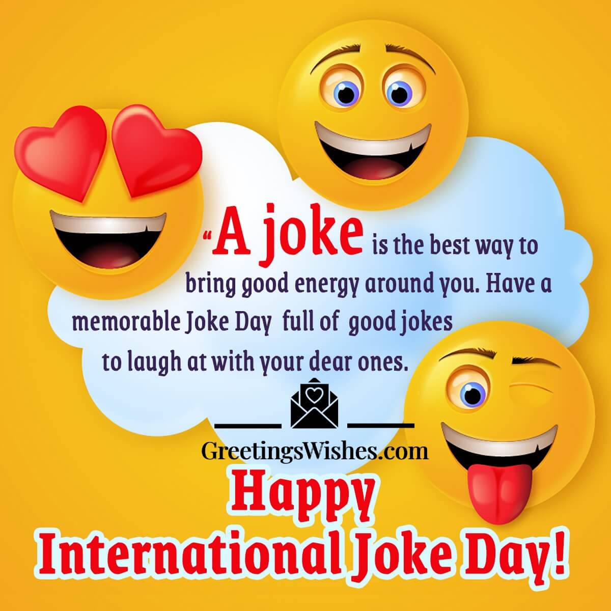 Happy International Joke Day Quote