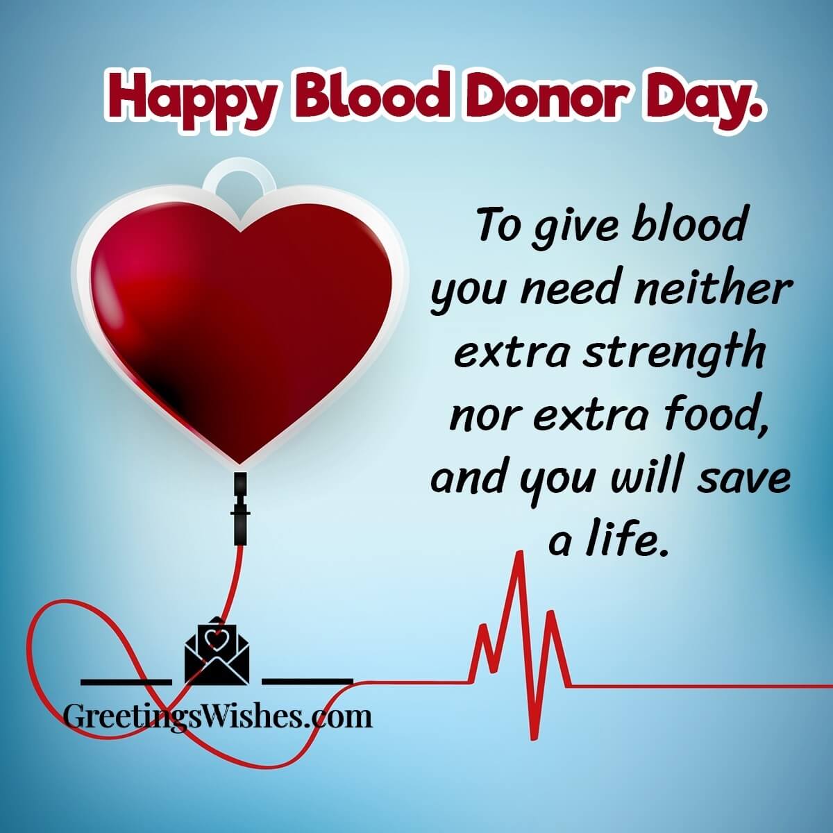 Happy World Blood Donor Day Message