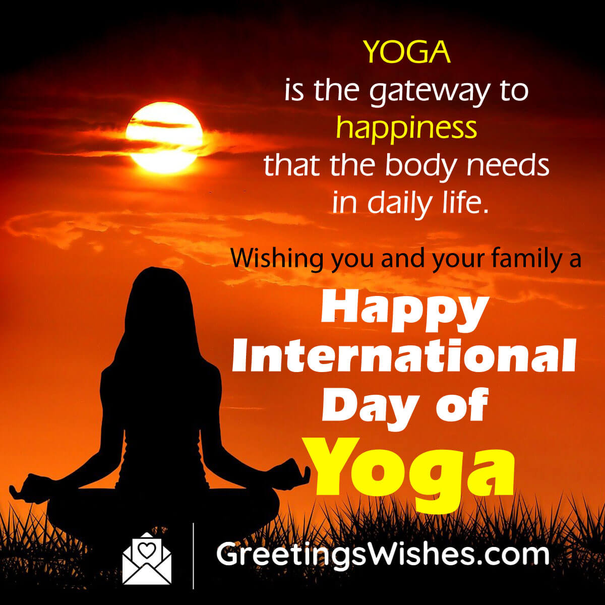International Yoga Day Greetings