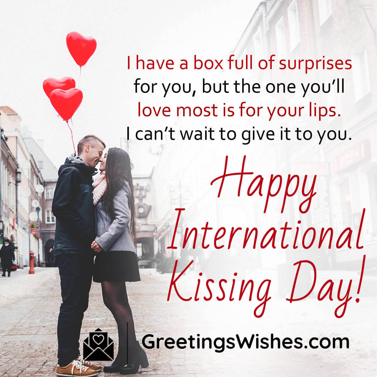 Kissing Day Wish