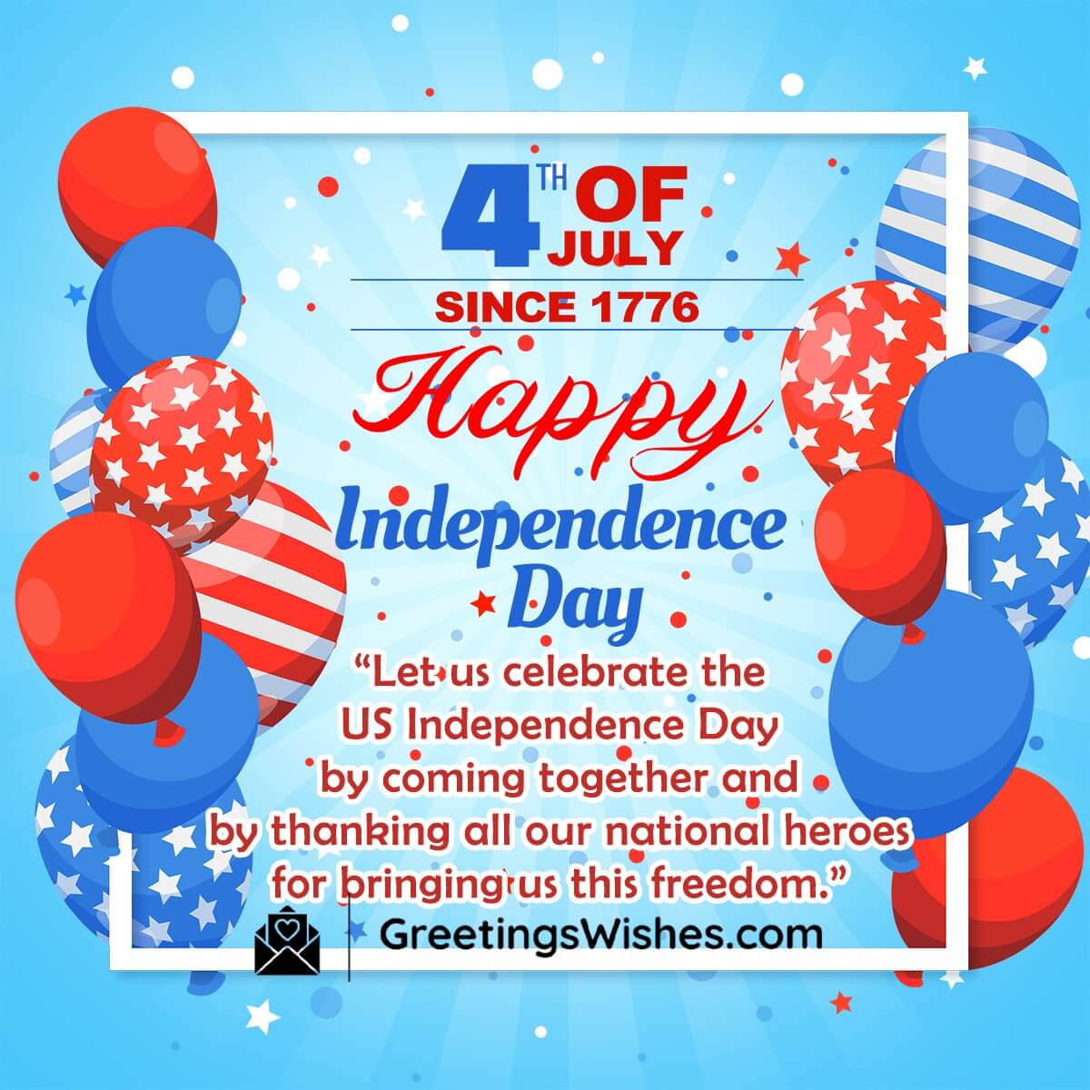 4th Of July Happy Independence Day Message