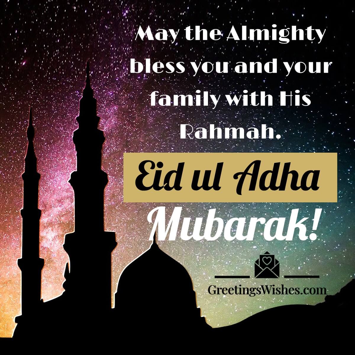Eid Ul Adha Mubarak Blessing