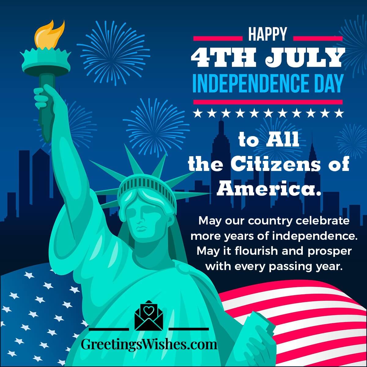 Happy 4th Of July Independence Day Status Image