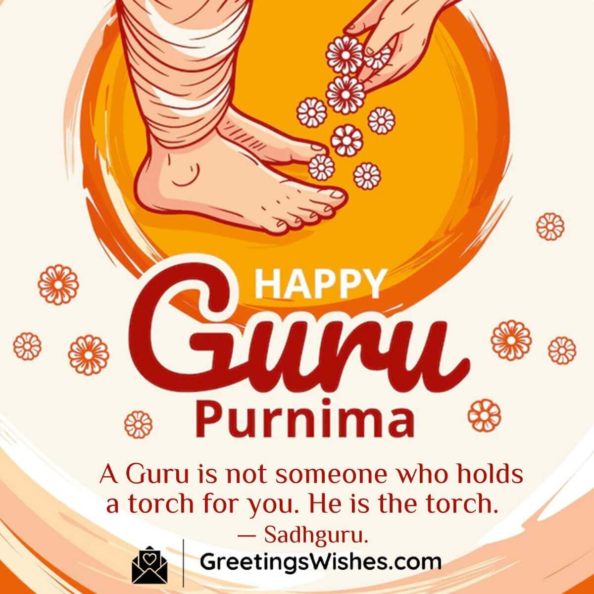 Happy Guru Purnima Inspirational Image
