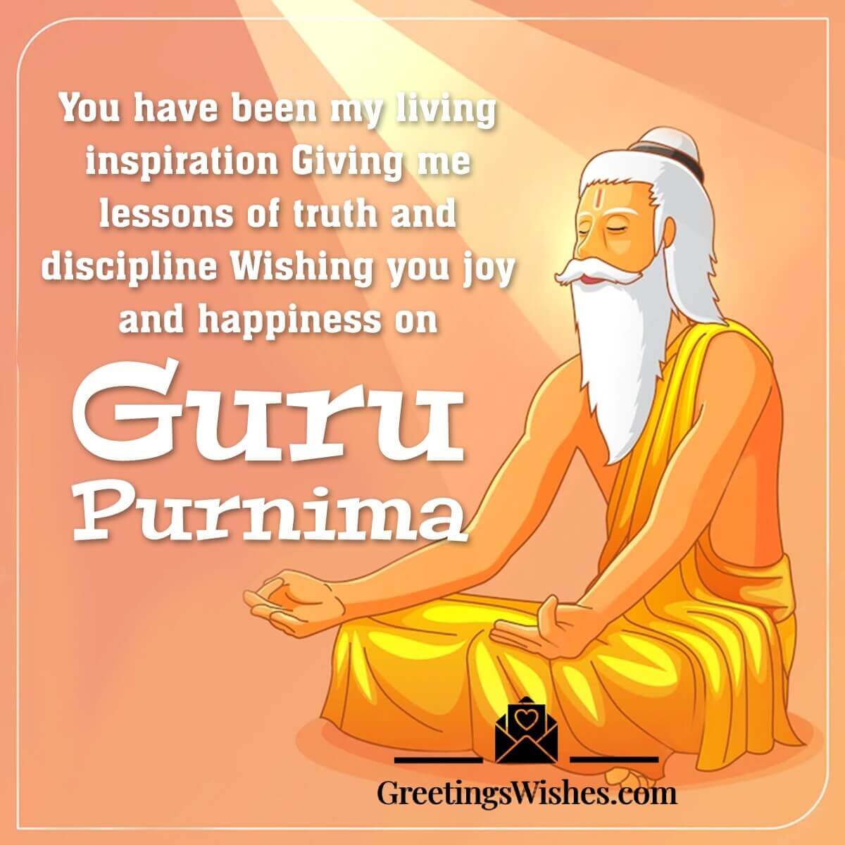 Happy Guru Purnima Inspirational Wish