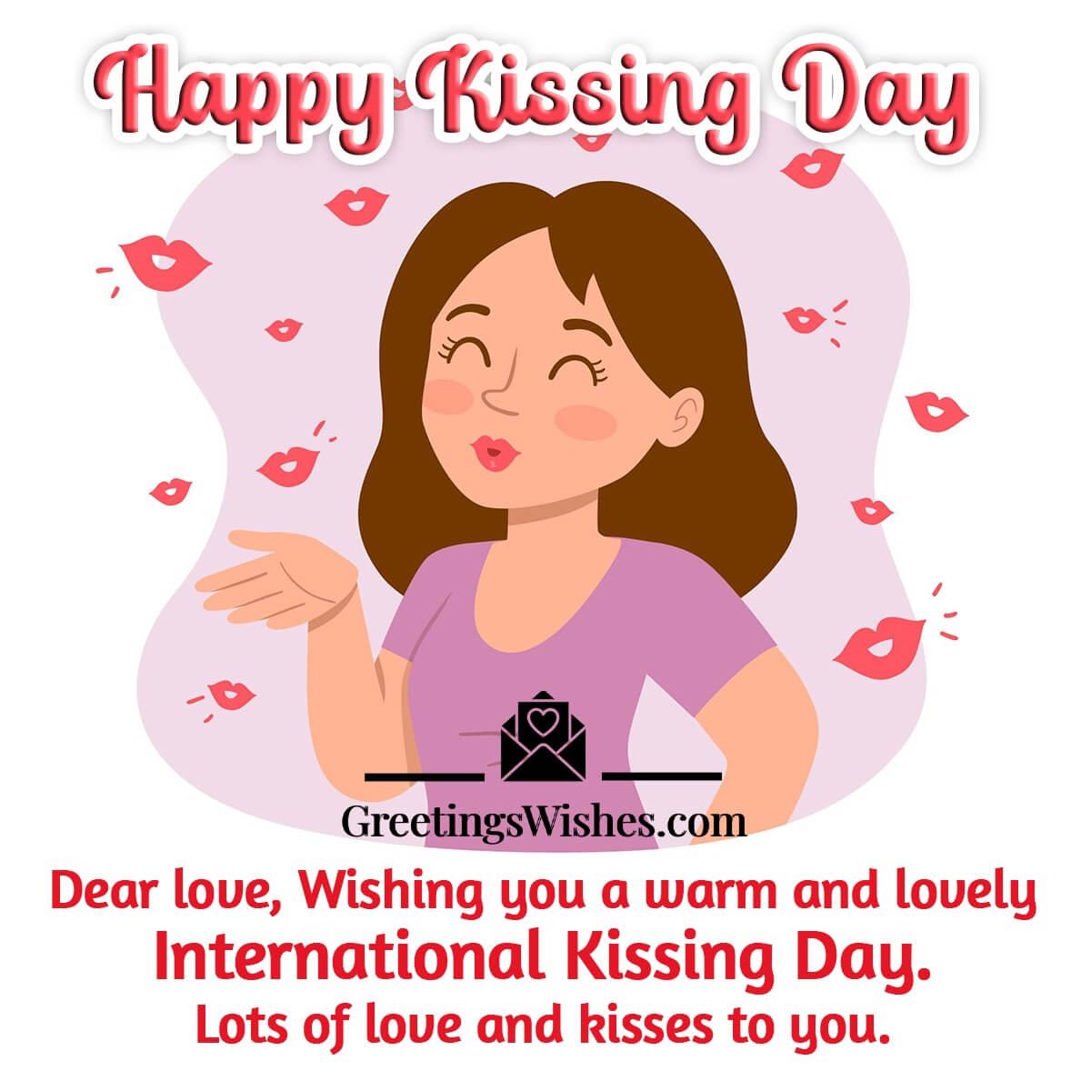 Happy Kissing Day Wish