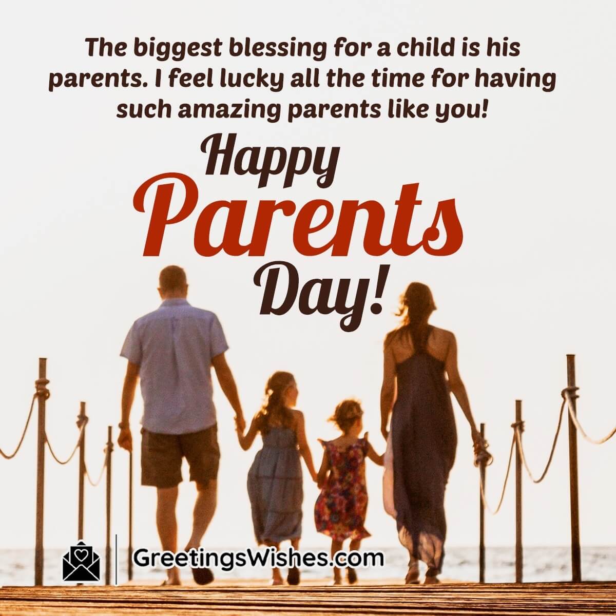 Happy Parents Day Status Image