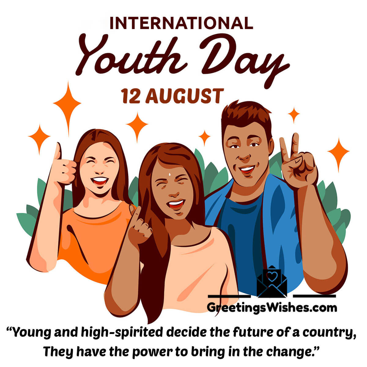 12 August International Youth Day Status