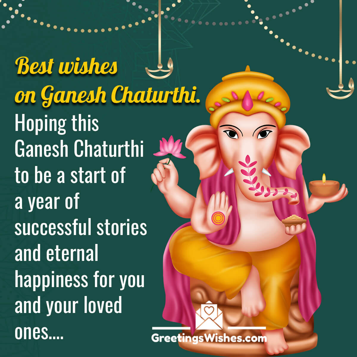 Best Wishes On Ganesh Chaturthi.