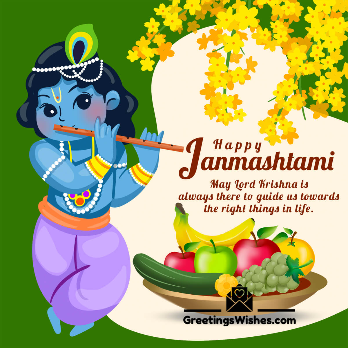 Happy Janmashtami Wish Image
