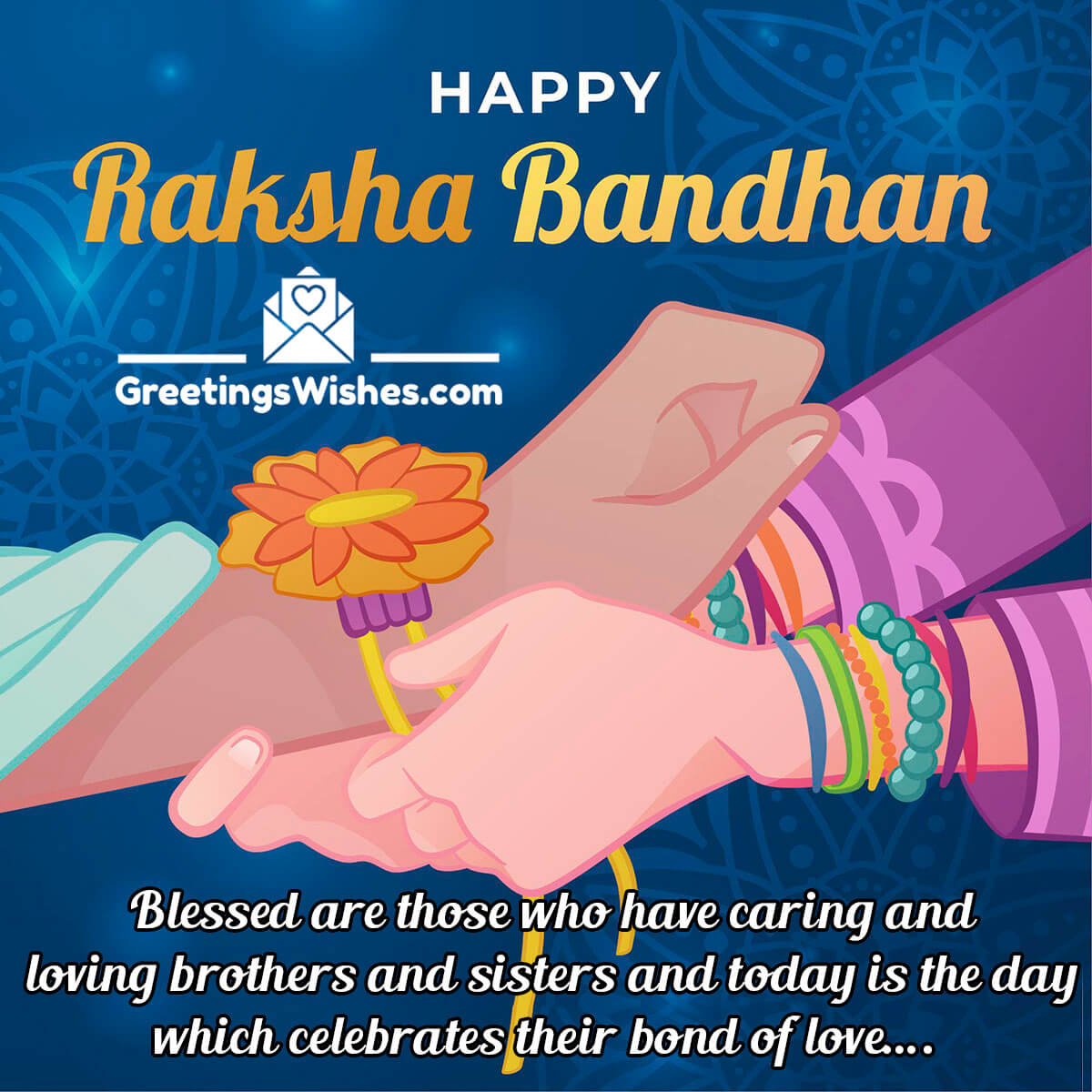Happy Raksha Bandhan Blessings