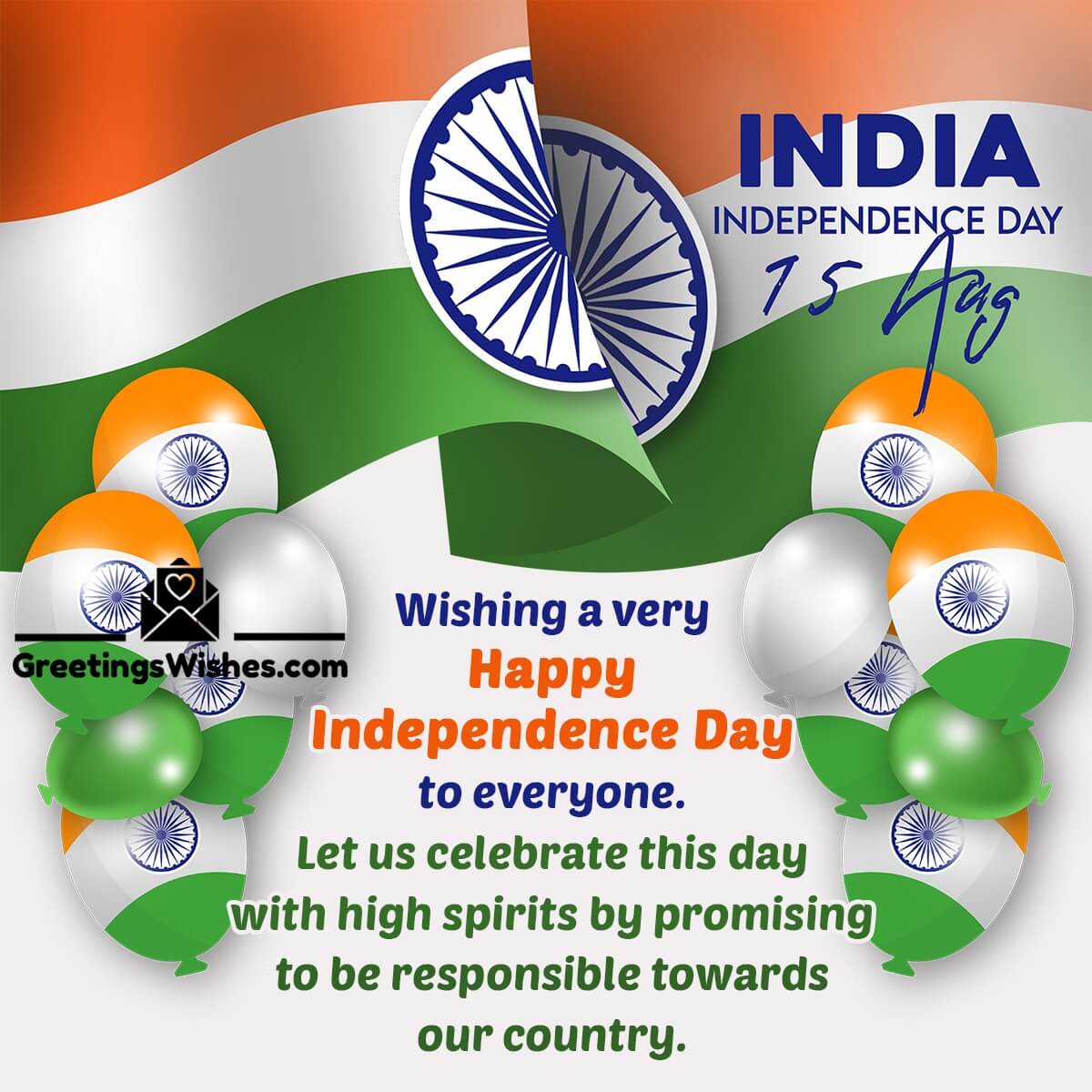 Independence Day Of India Wishes