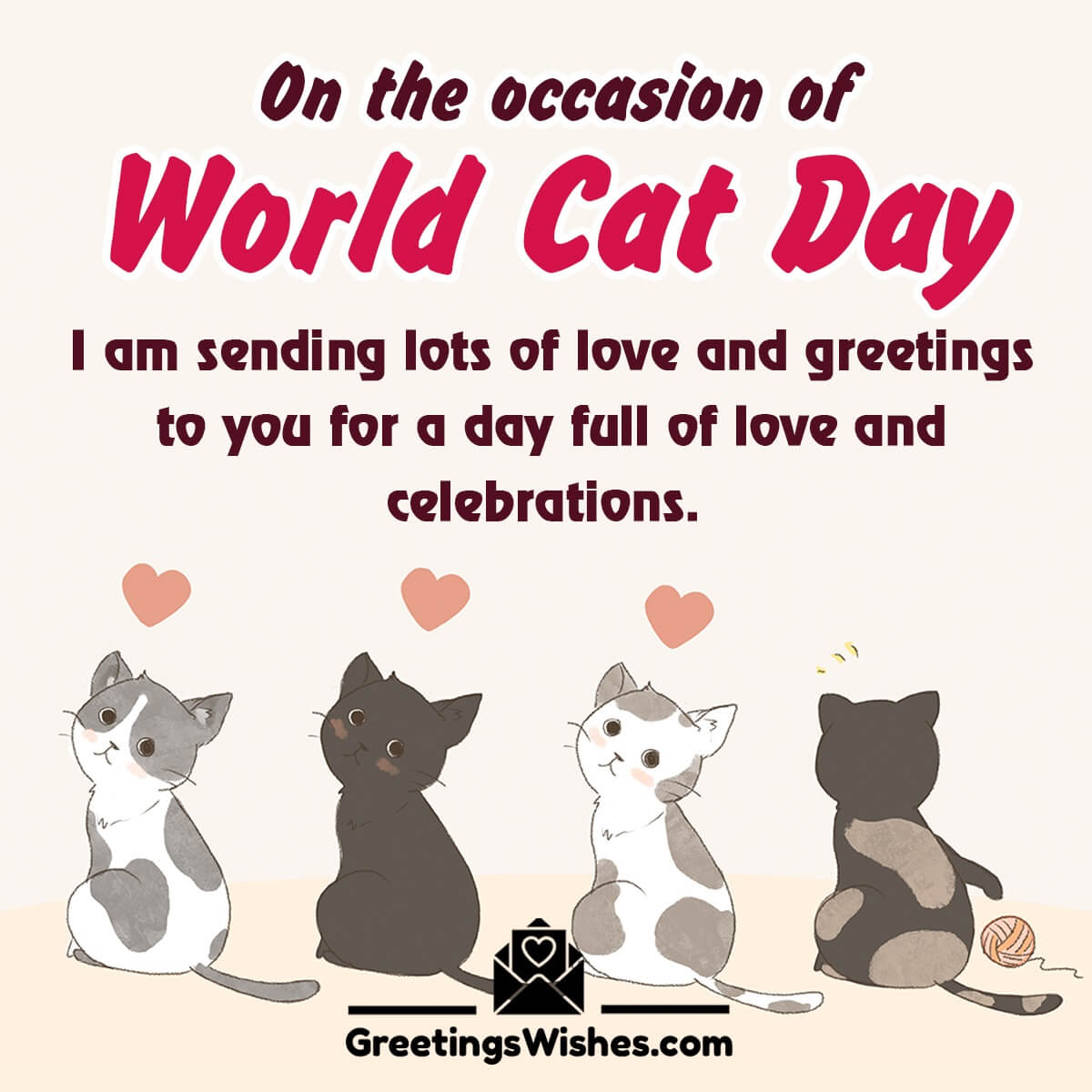 World Cat Day Greetings