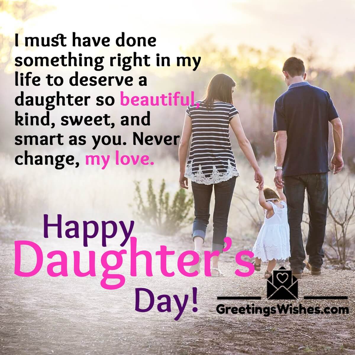 Happy Daughters Day Status