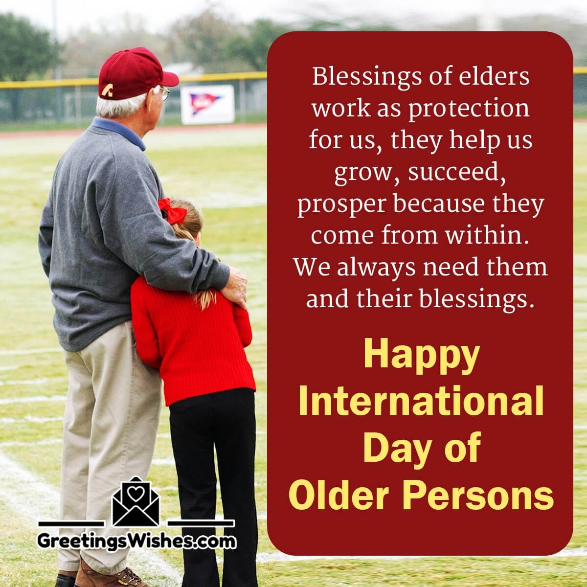 Happy International Day Of Older Persons Blessings