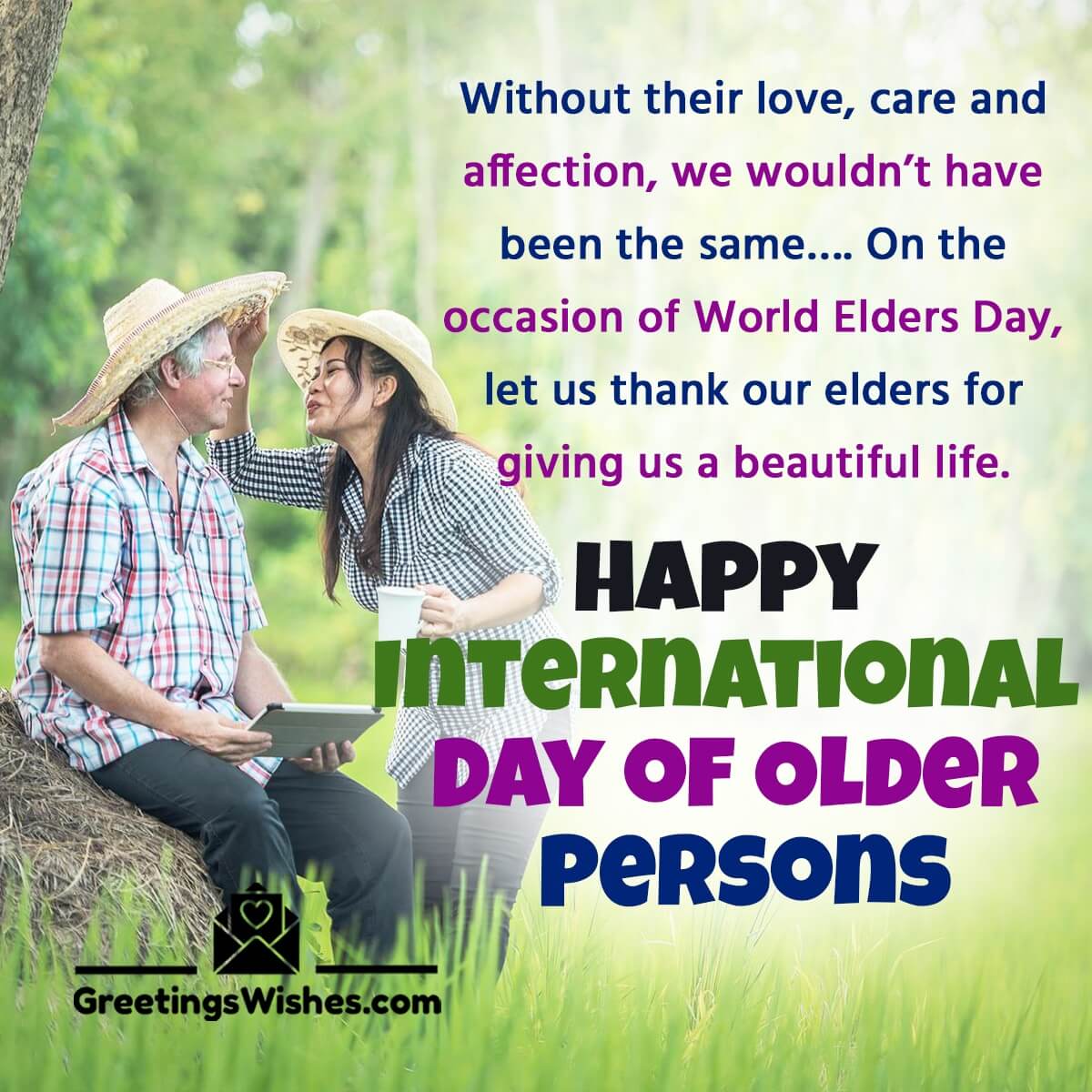 Happy International Day Of Older Persons Picture