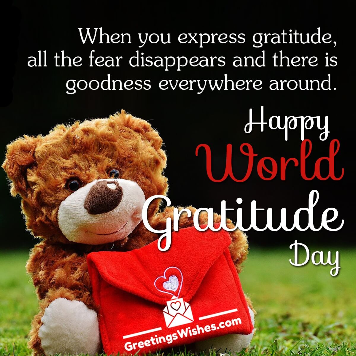 Happy World Gratitude Day Message