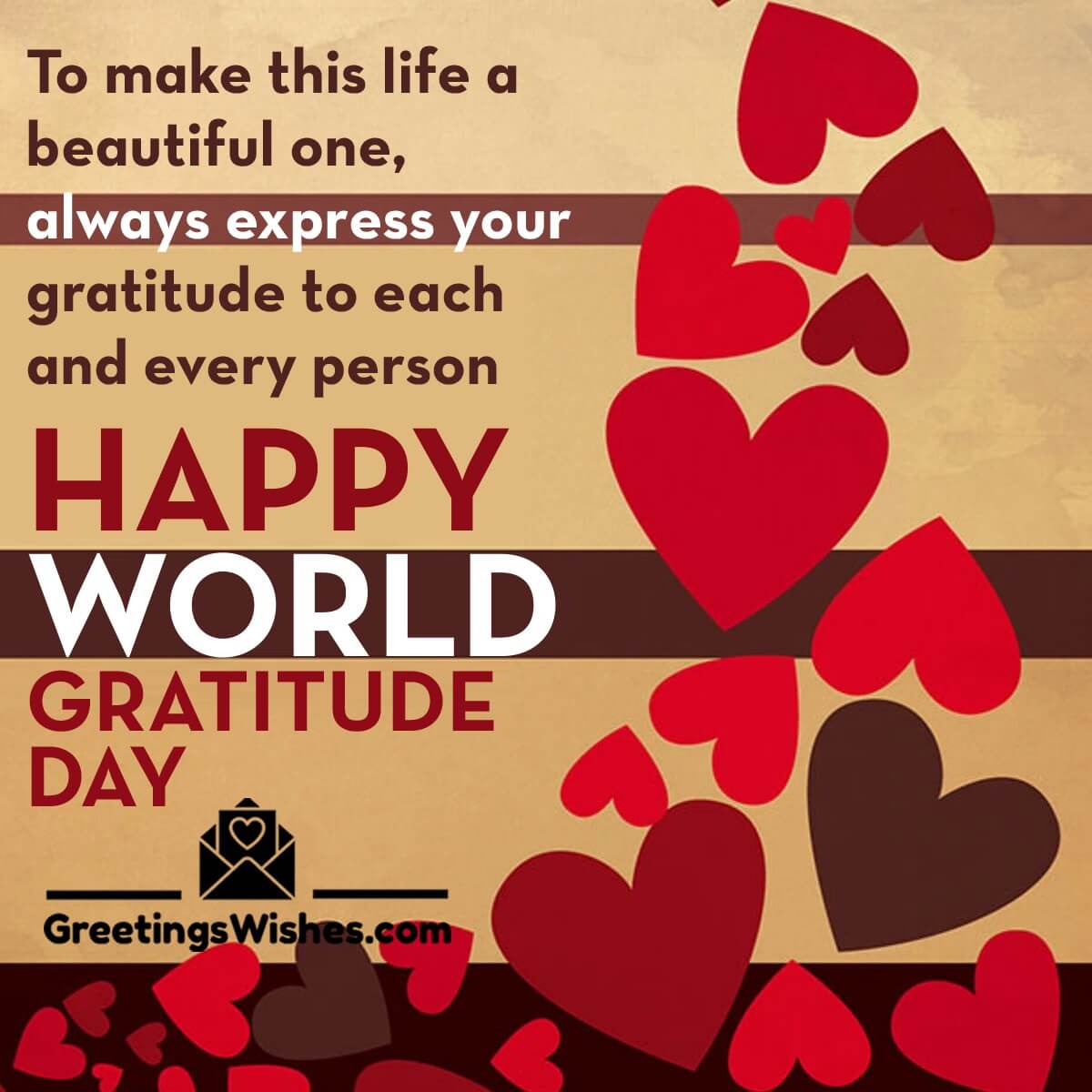 Happy World Gratitude Day Quote