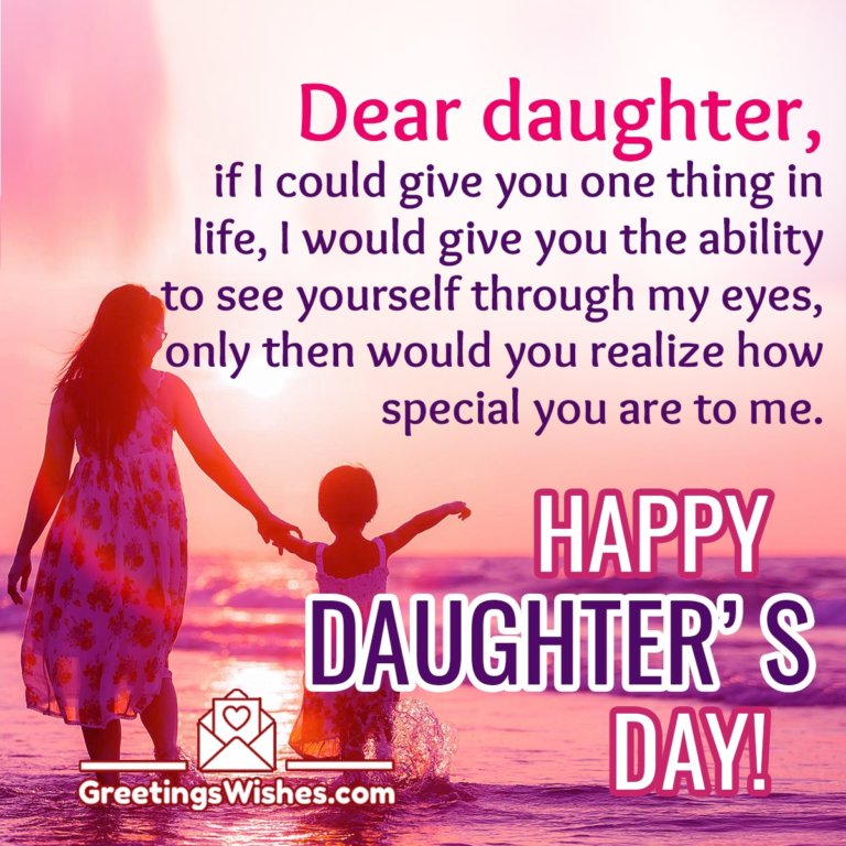 International Daughters Day Wishes (4th Sunday Of September