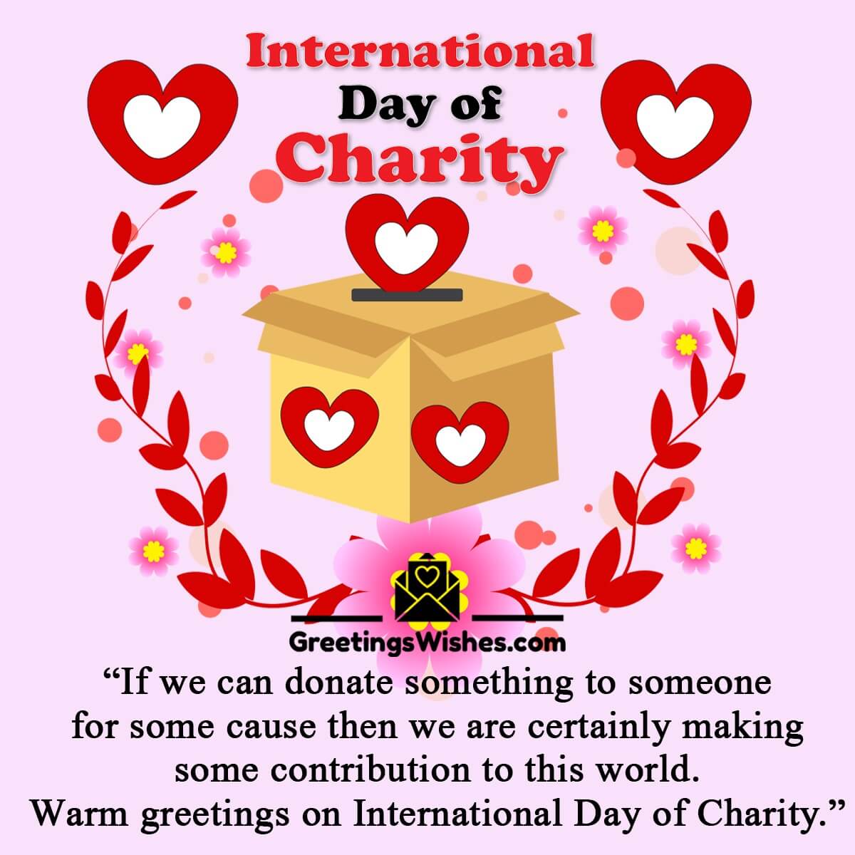 International Day Of Charity Greetings