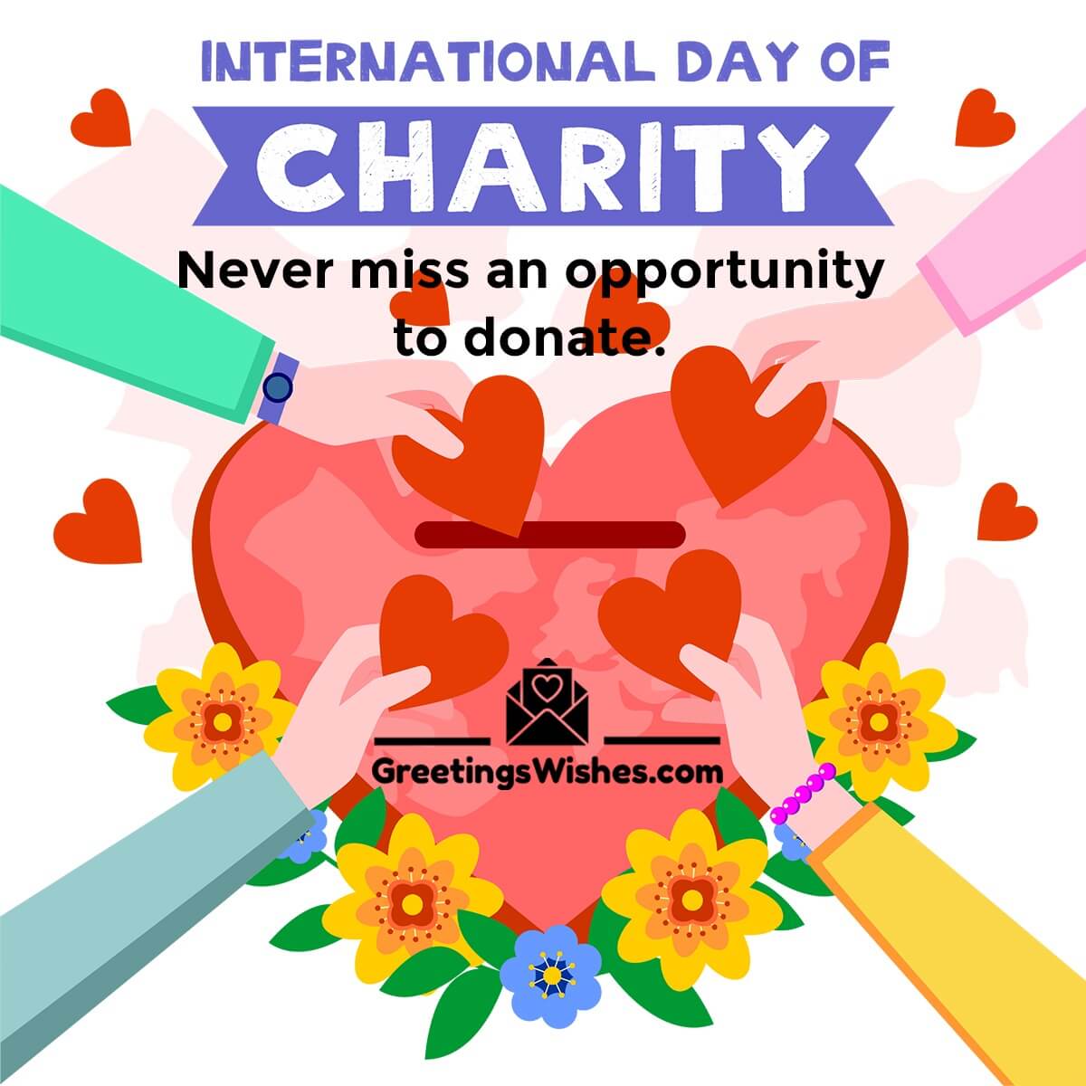 International Day Of Charity Slogan