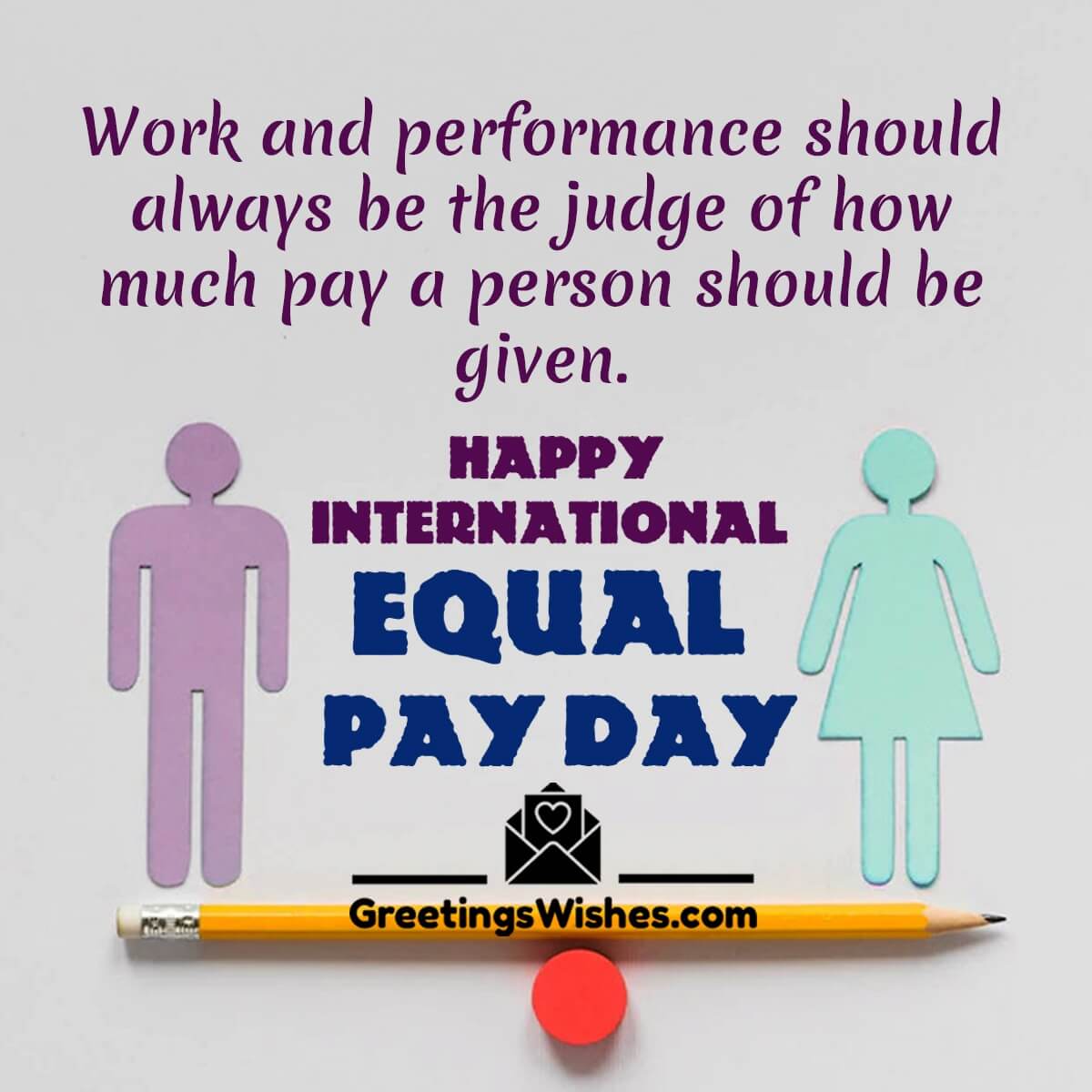 International Equal Pay Day Message