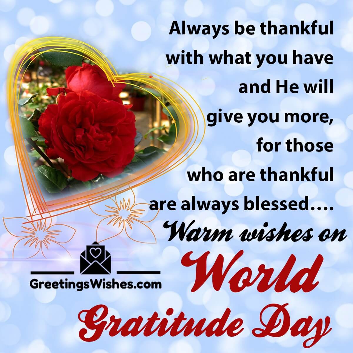 World Gratitude Day Wishes (21 September)