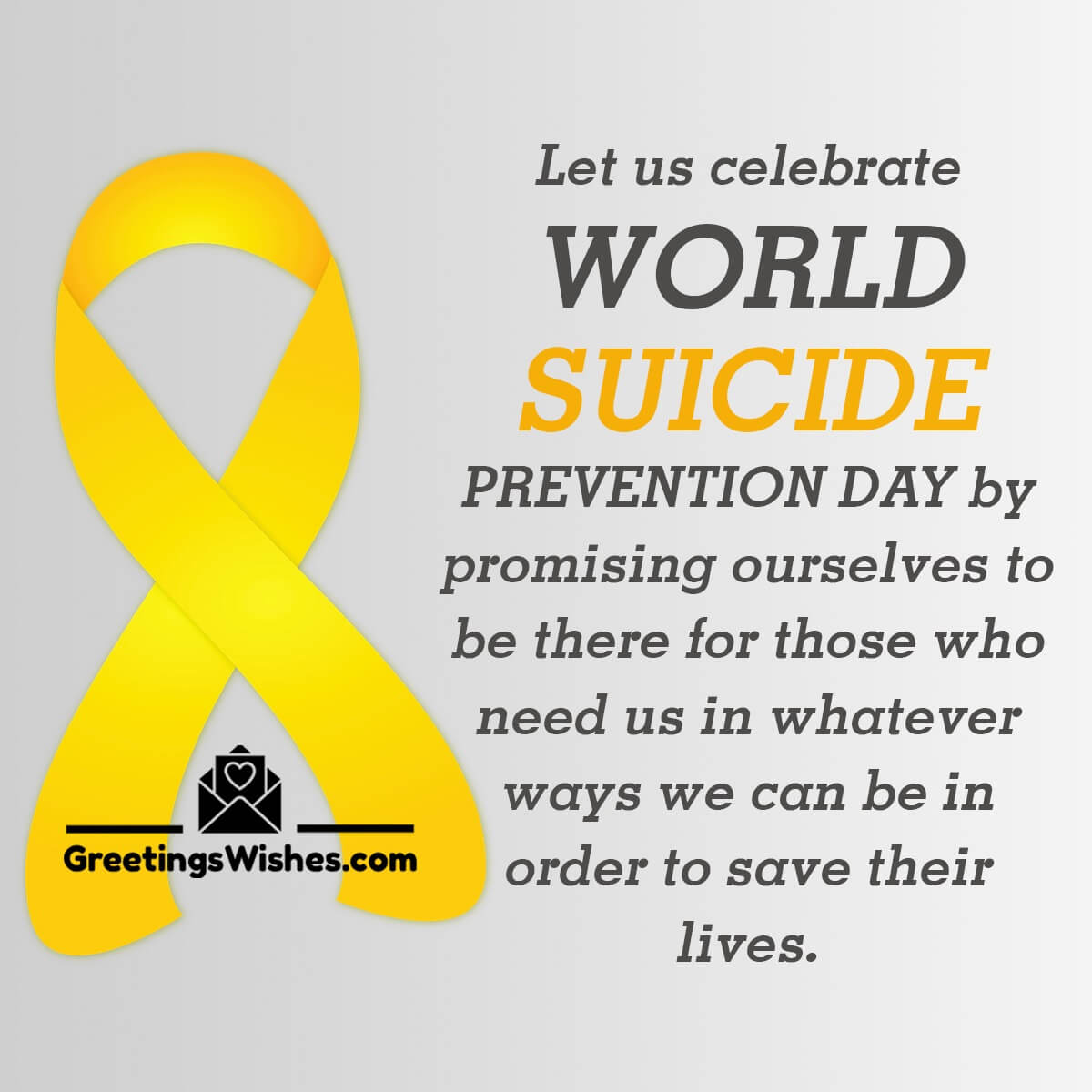 World Suicide Prevention Day Status