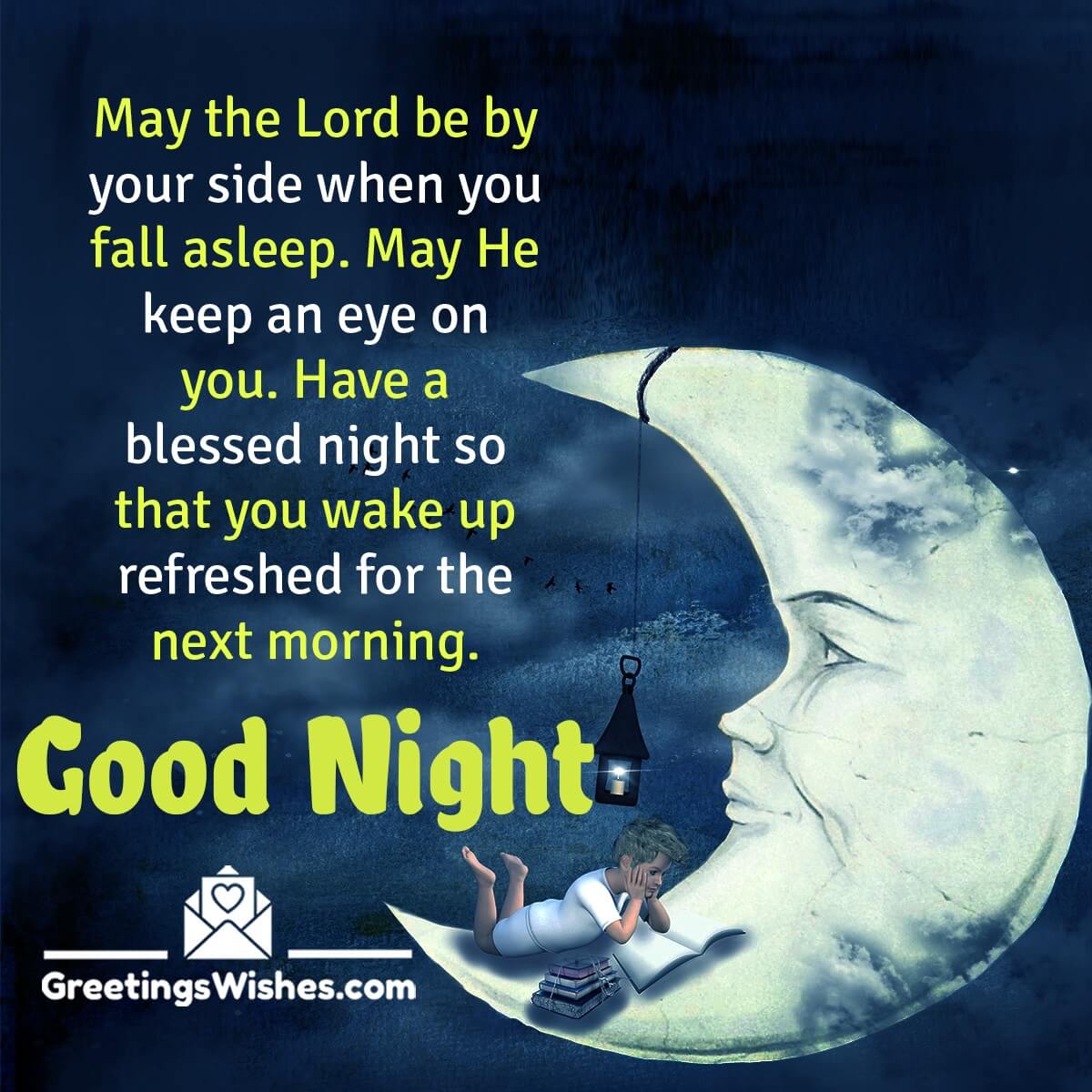 Good Night Prayer Message