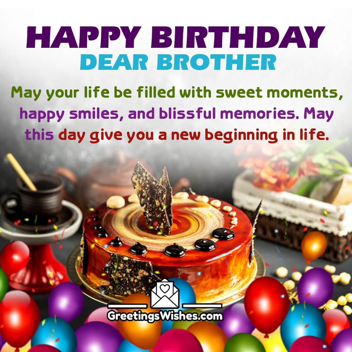 Happy Birthday Greetings For Brother