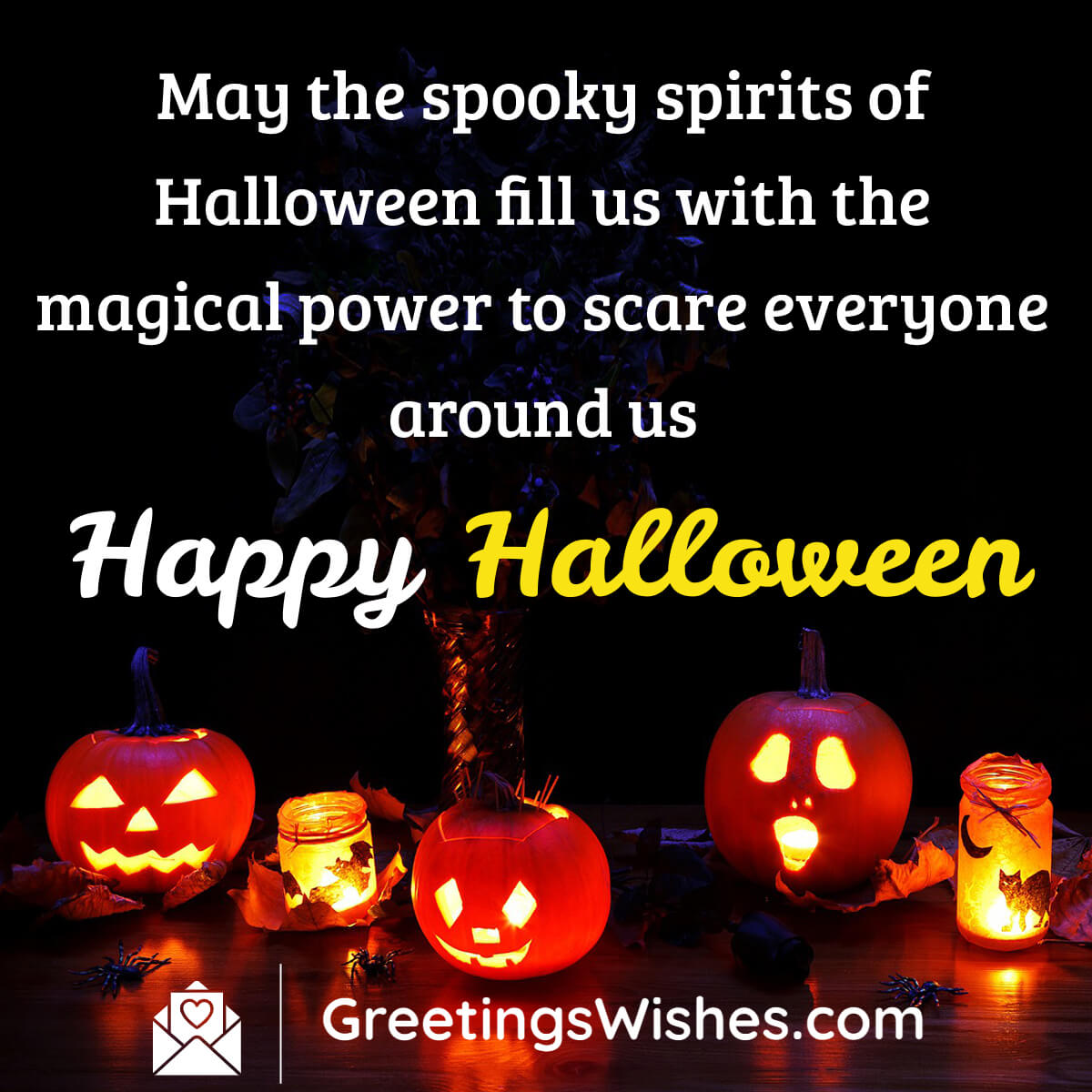 Happy Halloween Scary Message