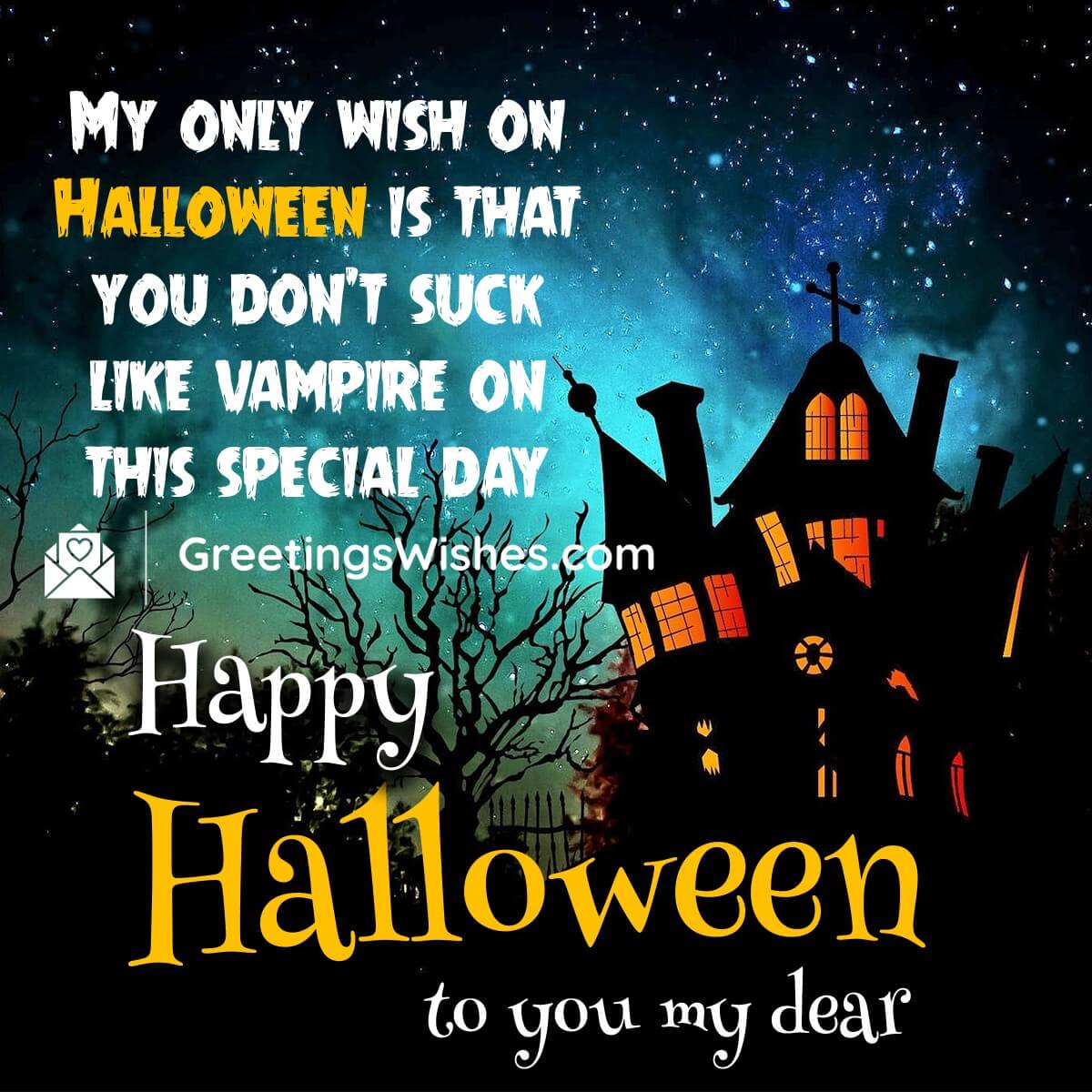 Happy Halloween Scary Wish