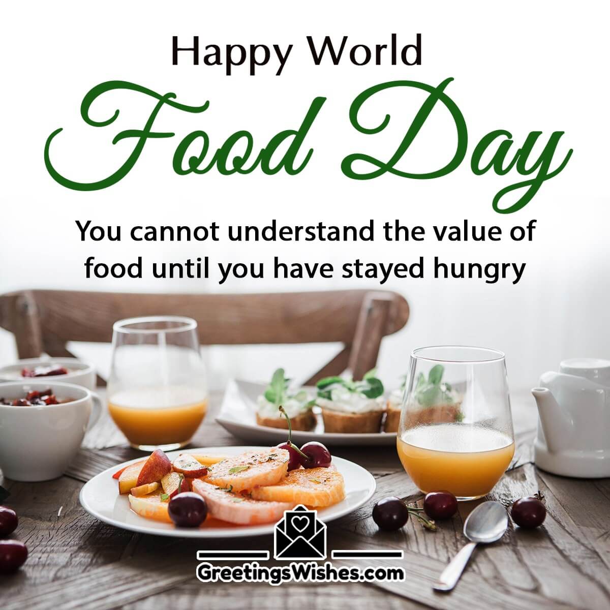 Happy World Food Day Quote