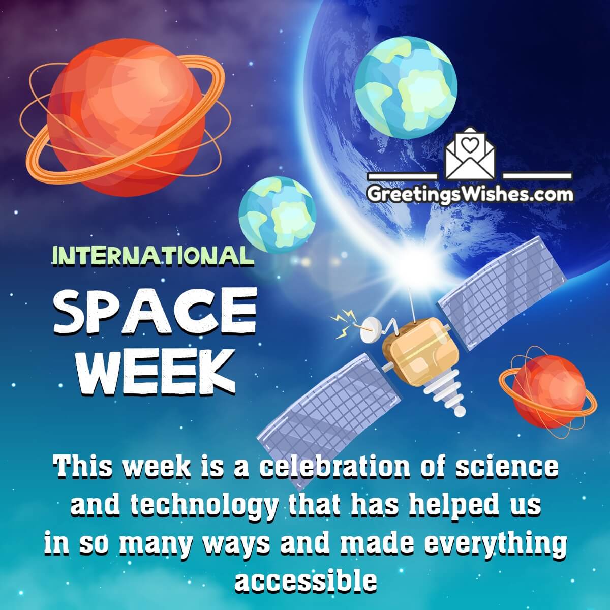 International Space Week Message