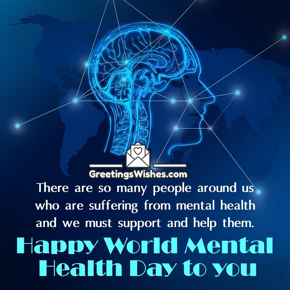 World Mental Health Day Wish Image